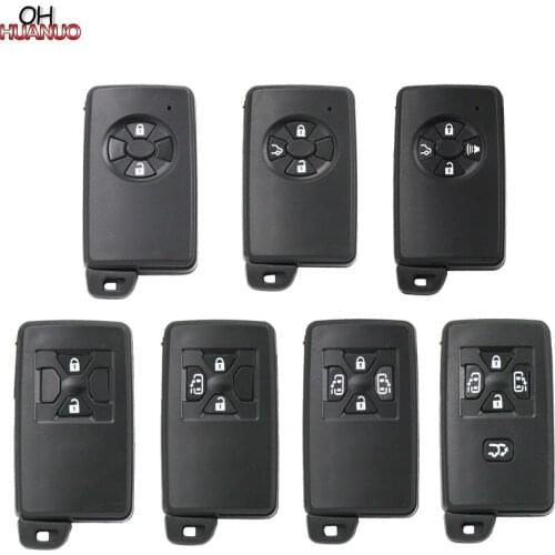Replacement Shell 2/3/4/5 Button Smart Remote Key Fob for TOYOTA RAV4 Vitz Ractis Car Key Blank Case