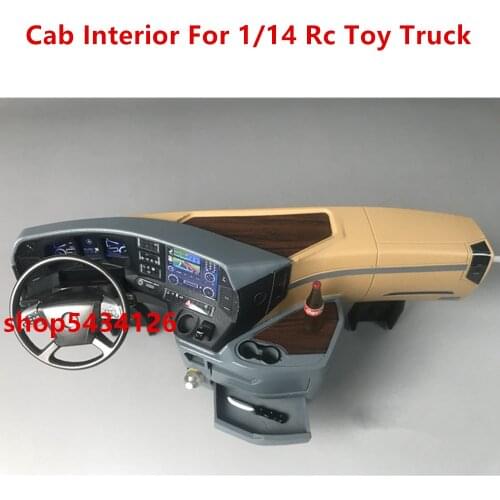 1/14 Tamiya Truck Cab Interior With Sticker Kits For 1:14 Scale Benzz Actros 3363 56348 1851 Upgrade Parts & Accessories