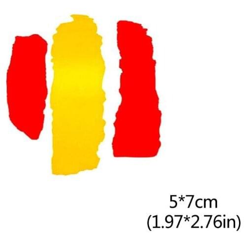 1PC Creative Spain Decal Stickers For Cars Motorcycles Refrigerators Decor Cars Stickers