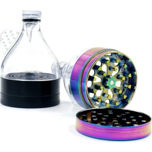 1pcs Funnel 50mm Herb Grinder Smoke Cigarette Tobacco Spice Muller Smoking Grinders Crusher Amoladora Pipe Accessories