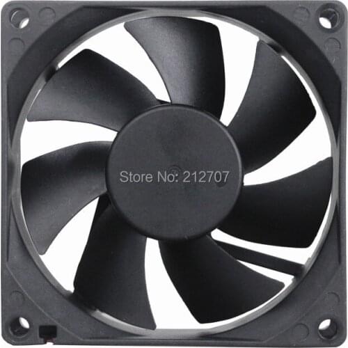 10PCS Gdstime 5V 2Pin 8025 80x80x25mm 80mm Computer Case Fan PC CPU Laptop Cooling Cooer Fan