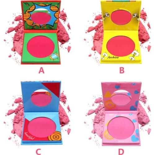 4 Colors Blusher Powder Face Mineral Pigment Blusher Blush Powder Professional Palette Blush Contour Shadow Blush Face Cream