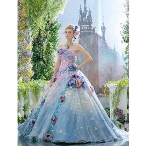 5D diamond Painting Cross Stitch kits diy Diamond embroidery Wedding bride picture Home decor Mosaic pattern wall sticker gift