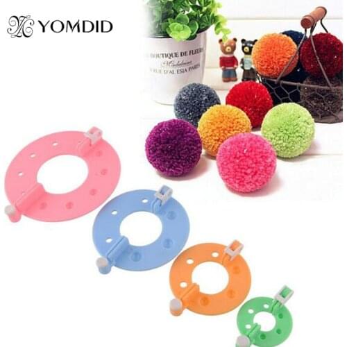 8pcs/set Weaving Tools Pompon Braider Knitting Wool Ball Pompon Making Tools Herramientas de fabricacion de pompas