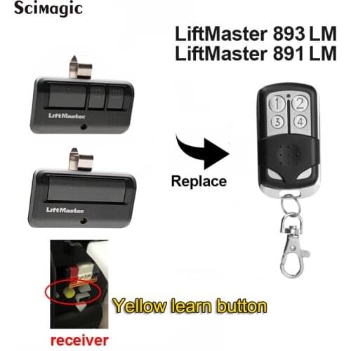 891LM 893LM LiftMaster Remote Transmitter Garage Gate Security+ 2.0 myQ 953ESTD