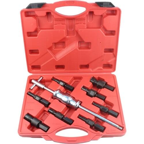 9pcs Inner Bearing Puller Set Slide Hammer Internal Blind Hole Tool 8-32MM