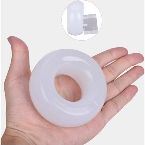 White Cockring Firmer Erection Delay Premature Ejaculation Cock Penis Rings Ball Loop Lock Adult Sex Toys Products For Men sexy