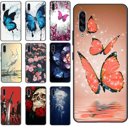 Desxz Phone Case for Samsung Galaxy A30 A51 A50 A71 A12 A32 A52 4G 5G Cover Butterfly print