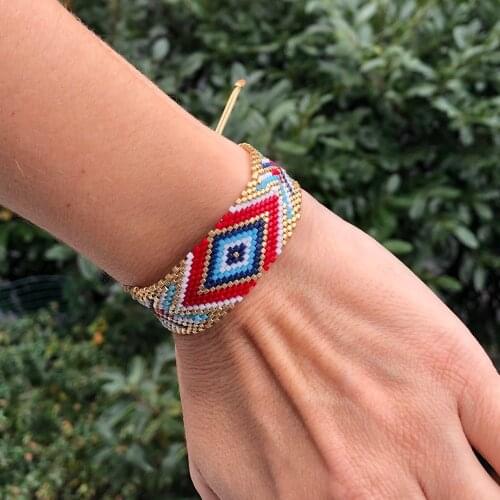 Go2boho Lucky Evil Eye Bracelet For Women Miyuki Beaded Pulseras Collection Bracelets Handmade Woven Jewelry Accesorios Gift