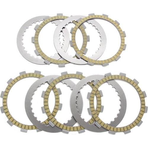 Clutch Friction Disc Plate Kit For Honda VL250 GN250E GW250 GZ250 TU250 Clutchs Platees 21442-37400/21442-37401 21441-48H10