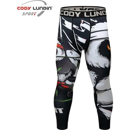Codylundin Sport Tights For Men Running Compression Pants Quick Dry Gym Leggings Sportswear Basketball Training Casual Pants2021
