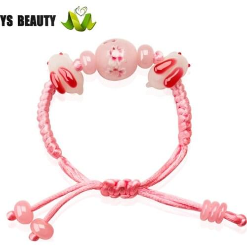 Lovely small white rabbit rope braid bracelet pure girl spring and summer romantic trend money suits the dress collocation girl