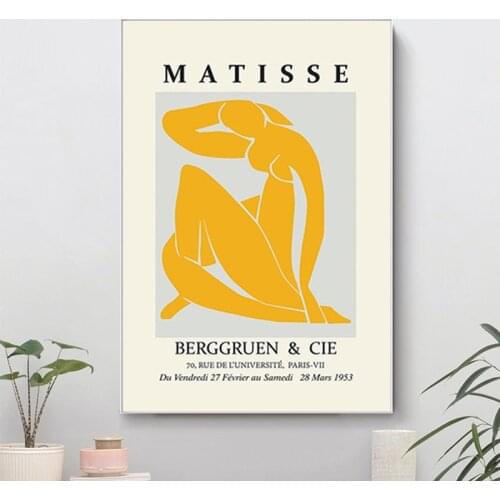 Minimalism Matisse Oil Art Canvas Paintings Posters and Print on Nordic Style Prints Classic Wall Art Pictures for Home Decor