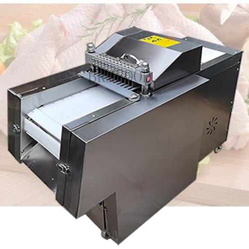 Meat Cutter Commercial Chicken Chop Equipment Automatic Bone Cutting Machine Duck Food Processing High Power Kitchen Appliance