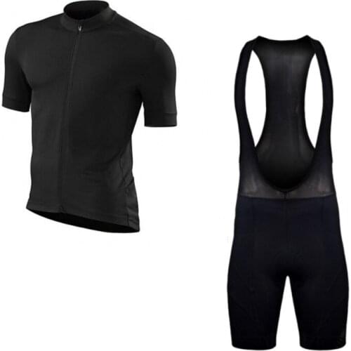 SGCIKER classic black white cycling jersey set laser cut Bicycle maillot MTB Short sleeve bike clothing 9D GEL pad Ropa Ciclismo