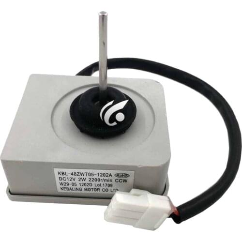 New Good working for refrigerator ventilation fan motor KBL-48ZWT05-1202A DC 12V KBL-48ZWTO5-1202A reverse rotary motor