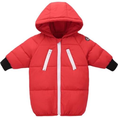 2019 New Boys Winter Coat Kids Hooded Jacket glasses Childrens Clothing For 2 -6Years Girl cartoon Warm down cotton coat
