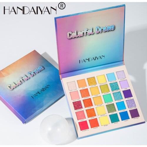 30 Colorful Style Eyeshadow Palette Make Up Cosmetic Highlight Matte Pearlescent Eye Shadow Maquillage Cosmetics New Sale