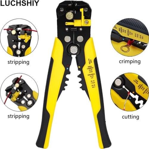 Pliers Wire Cutter Crimping Wire Cable Automatic Stripper Multi-functional Peeling Tools Terminal Pliers 0.2-6.0mm Hand Tools