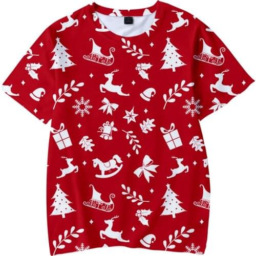 Christmas 3D Printed t shirt Children T-shirts Fashion Summer Short Sleeve Tshirt 2019 Hot Sale Kids Casual Streetwear Clothes