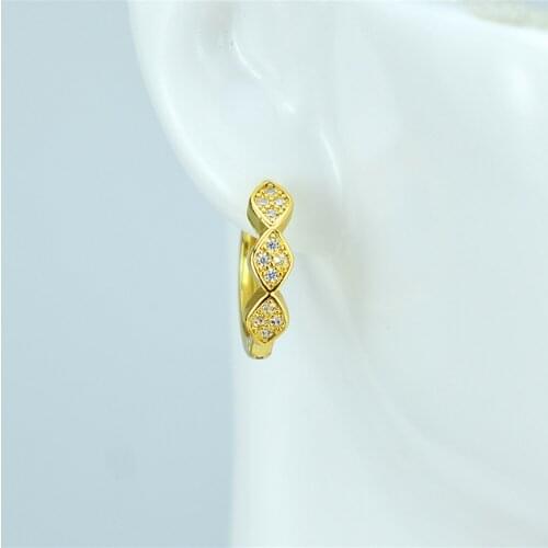 Zircon Eye Earrings Zircon Eye Style Hoop Earrings Women Hoop Earrings Women Jewelry Gifts