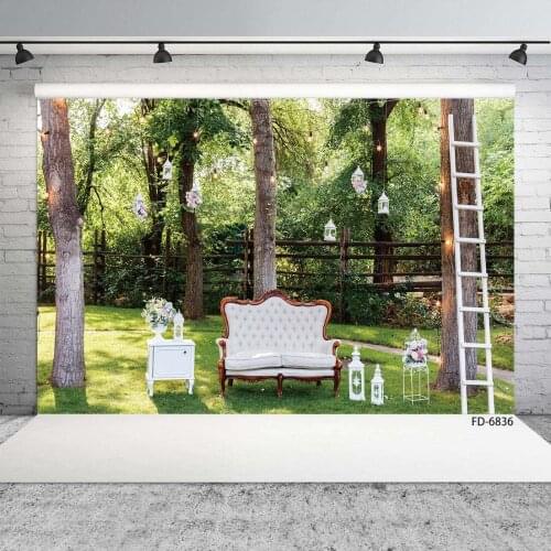 Spring Garden Wedding Photography Backgrounds for Photo Studio Vinyl Photo Backdrops for Children Portrait Photobooth Photocall