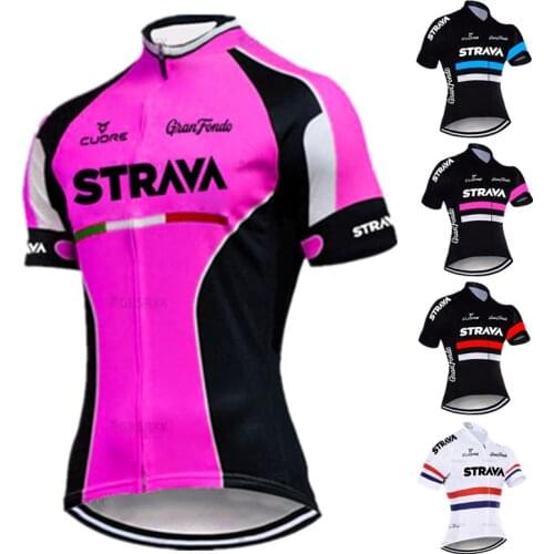 STRAVA 2021 Cycling Jersey Women Short Sleeve Pro Cycling Clothing Summer MTB Bike Jersey Tops Racing Sport Bicycle Shirt Ropa