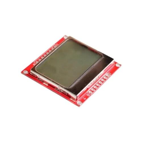 LCD Module Display Monitor White Backlight Adapter PCB 84*48 84x48 5110 Screen For Arduino Controller 3.3V Dot Matrix Digital