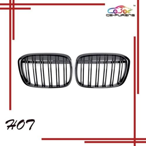 2016 2017 2018 2019 2020 For-BMW X1 Series F48 Grill Double Slats Gloss black/Matt black/Triple Color+Chrome Front Grille