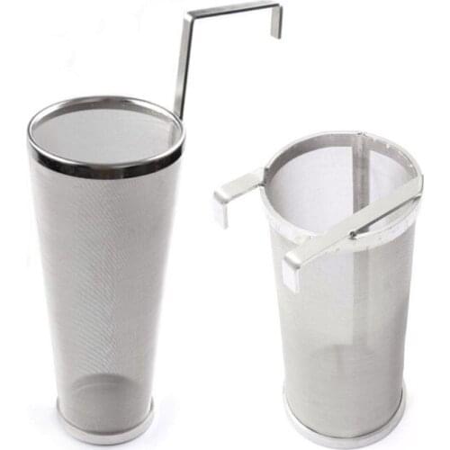 300 Micron Stainless Steel Beer Filter with Hook for Homemade Brew Home Coffee Mesh Strainer