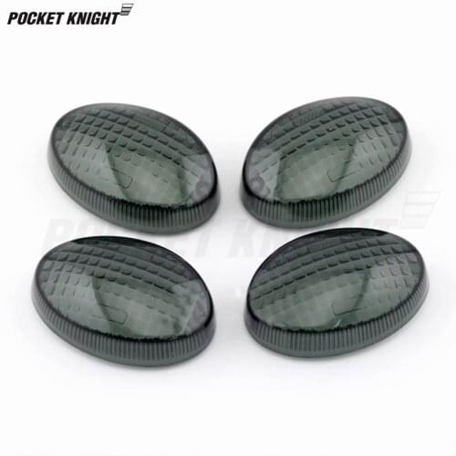4 Pcs Turn Signal Light Lens For Kawasaki EX250R Ninja 250R KLX250S KLX250SF Vulcan S 650 D-TRACKER X 250 Motorcycle Lamp Lens