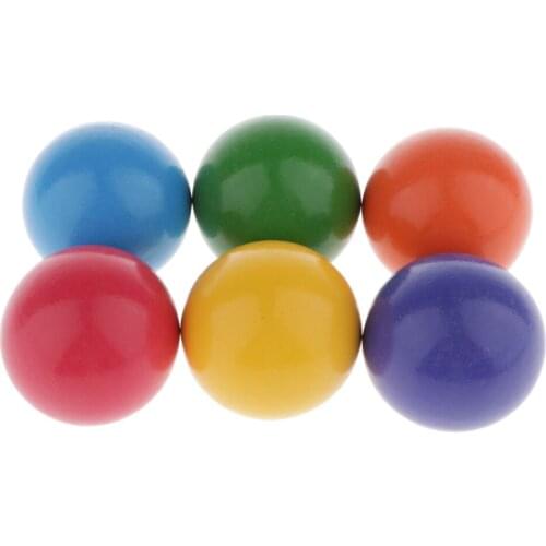 6pcs Wooden Rainbow Balls, Stacking Toys, Stacking And Sorting Development Toy