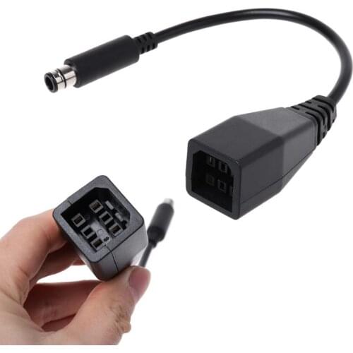 AC Power Supply Transfer Charger Cable Charging Adapter Cord Converter for Microsoft Xbox 360 Flat to Xbox360 E 360E Console