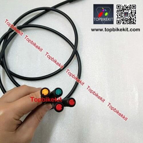 Ebike accessories Ebike Julei 1-4 1T4 /1-2 1T2 extend cable connector for throttle brake display 1.4M or 0.6M length