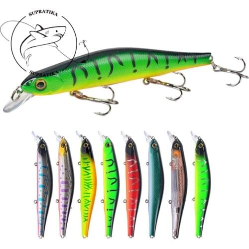 3D Eyes Anti-Corrosion Freshwater Fishing Lure Hard Bait Bionic Sinking Minnow 125mm/17.7g High Quality Plastic Fishing Bait