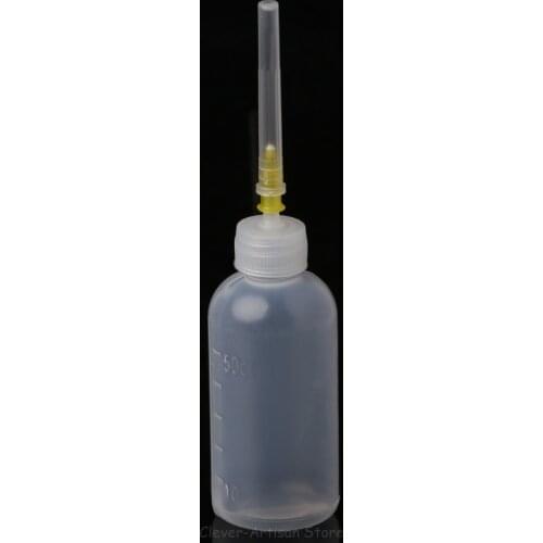 50ml Dispenser Bottle for Rosin Solder Soldering Liquid Flux with 1 Needle Au 26 20 Dropship