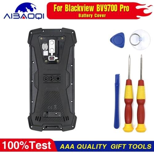 Battery Case Protective Battery Case Back Cover+LoudSpeaker for 5.84 Inch Blackview BV9700 Pro Replacement Parts Free Tools