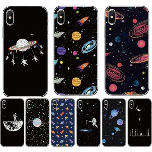 Case For iPhone X XS MAX XR 8 5 S 5S SE 7 Plus 6 6S Case Universe Space Silicone Soft TPU Mobile Phone case