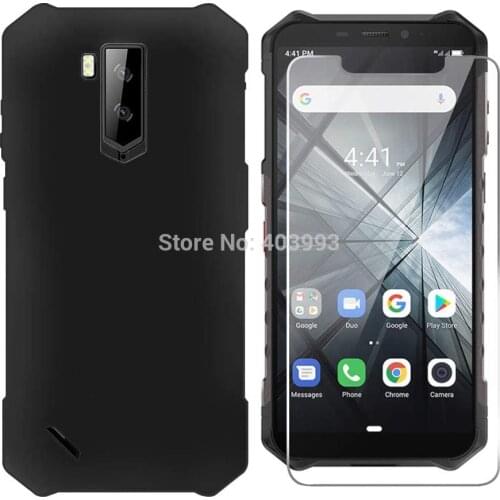 For Ulefone Armor X5 Case For Ulefone Armor X3 Cover Luxury Soft TPU Phone Case With Tempered glass For Ulefone Armor X5