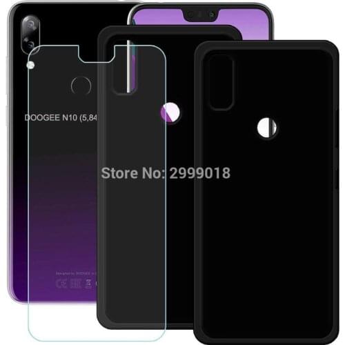For Umidigi Power Tempered Glass Case Umidigi Power Cover + Screen Protector Tempered Glass Protective Film For Umidigi Power