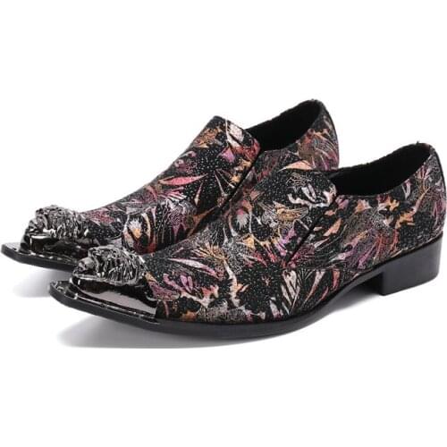 Handmade black suede men shoes with gold Rhinestone and gold toe metal Party and Banquet men dress loafers males flats