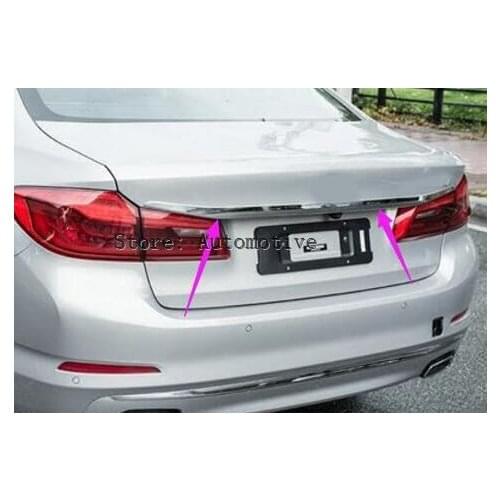 FOR BMW 5 SERIES G30 2017 2018 Rear Tailgate Trunk Lid Tail Gate Protector Back Trunk Accessiores Car Styling