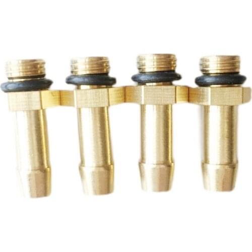 CNG vehicle natural gas injection rail nozzle outlet LPG liquefied gas injection head oil to gas common rail nozzle