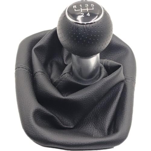 Car Leather Car Shift Gear Knob Lever Gaitor Boot Cover For Seat Leon 2000 2001 Toledo 1999 2000 2001