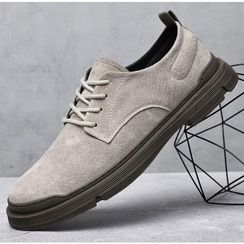 Leather Men Shoes Hand Luxury Man Casual Shoes Retro Tooling Shoes Fashion Sneakers Men Shoe