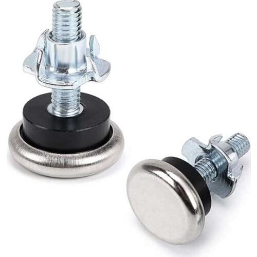 M6 adjustable level foot screw furniture table leg nut spirit level slider protector metal cabinet legs
