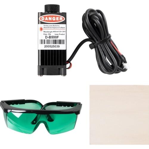 CREALITY 12V/24V Part High-Power Laser Engraving Blue Violet Laser Head Module For Ender-3/pro/Ender-5 pro/Ender-5 3D Printer