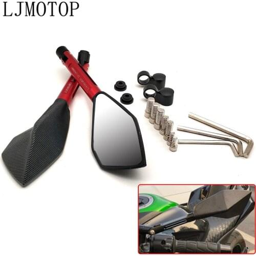 CNC Motorcycle Mirrors Moto Rearview Mirrors Side Mirrors accessories For KAWASAKI KLX KX 65 85 100 125 250 250F 450F KLX125