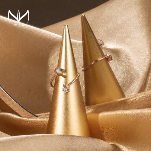 Белые кольца MUZHI China At AliExpress