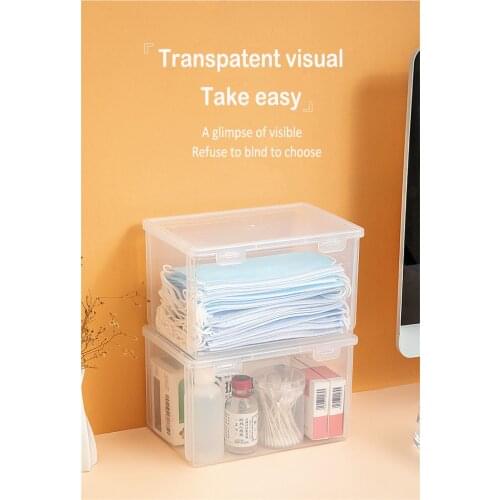 Mask Holder Case Plastic Environmental Bacteria-Isolating Convenient For Woman Kids Storage Box Organizer For Car And Home